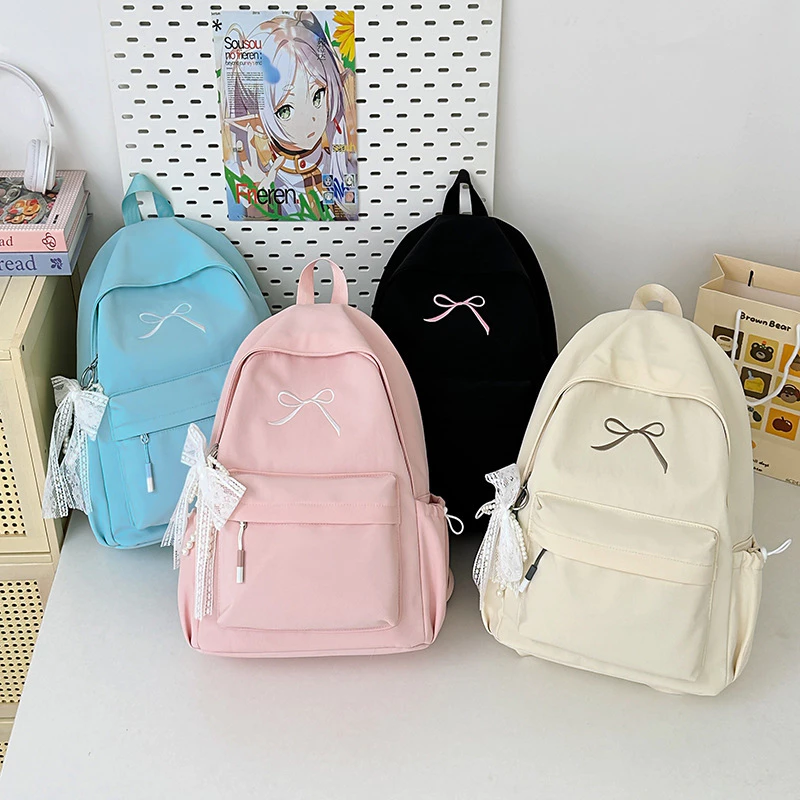 Mismi Pamela Bag Tas Ransel Wanita Sekolah Korea School Backpack Perempuan Trendy - 49P