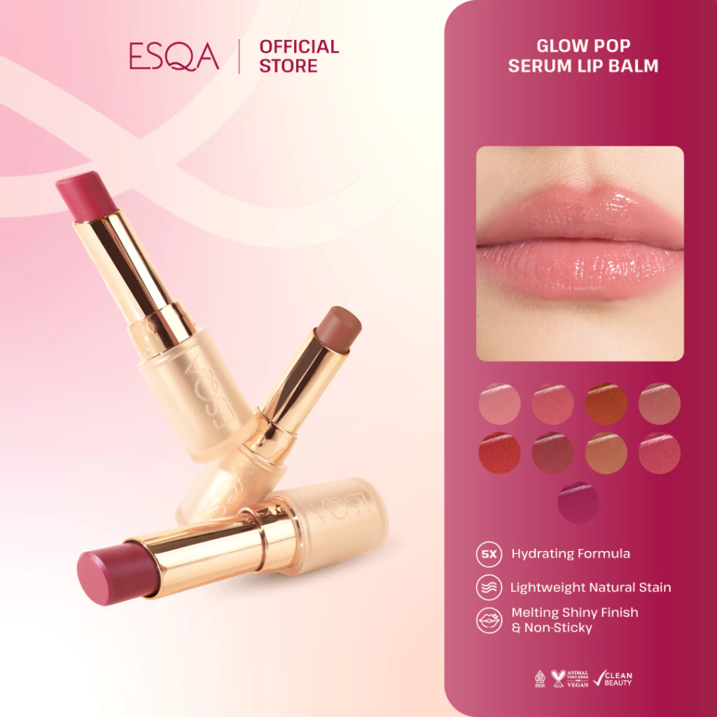 EMINA Oh So Kissable Tinted Balm Stick - Lip Balm | Merah Jingga Official