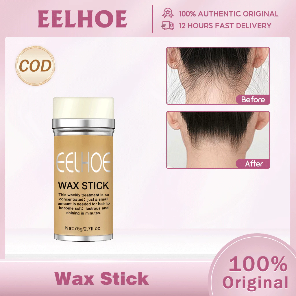 EELHOE Hair Styling Hair Wax Stick 75g Hair Styling Curl Styling Cream  Rambut Tahan Lama Tidak Lengket Mudah Dipakai Awet