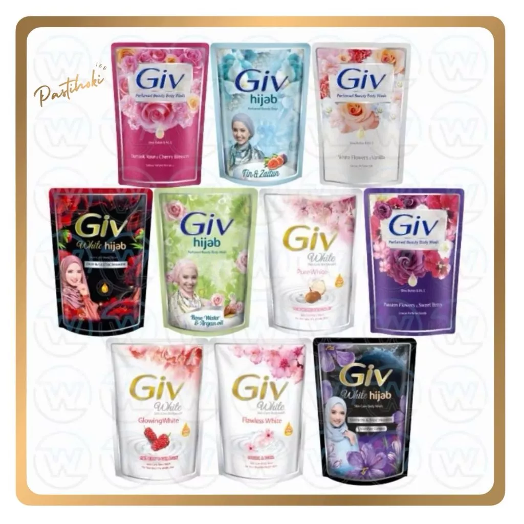GIV Sabun Mandi Cair 60ml | Sabun Cair Pouch Refill | Perfumed Beauty Body Wash