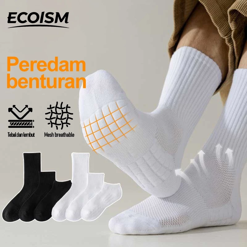 ECOISM Kaos Kaki Sport Unisex Anti Bau Adem