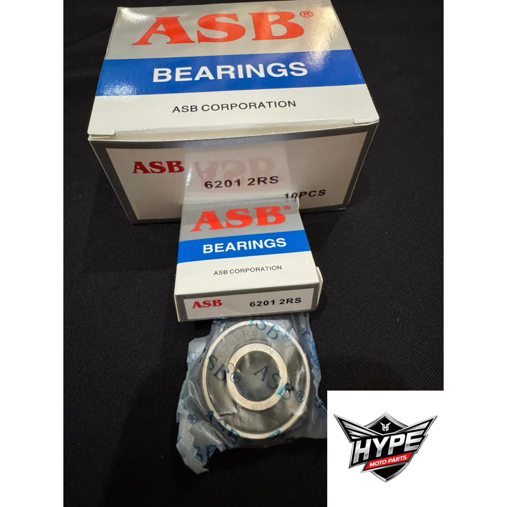 Bearing/Laher Laker 6201 2RS ASB ORIGINAL (isi 10pcs)