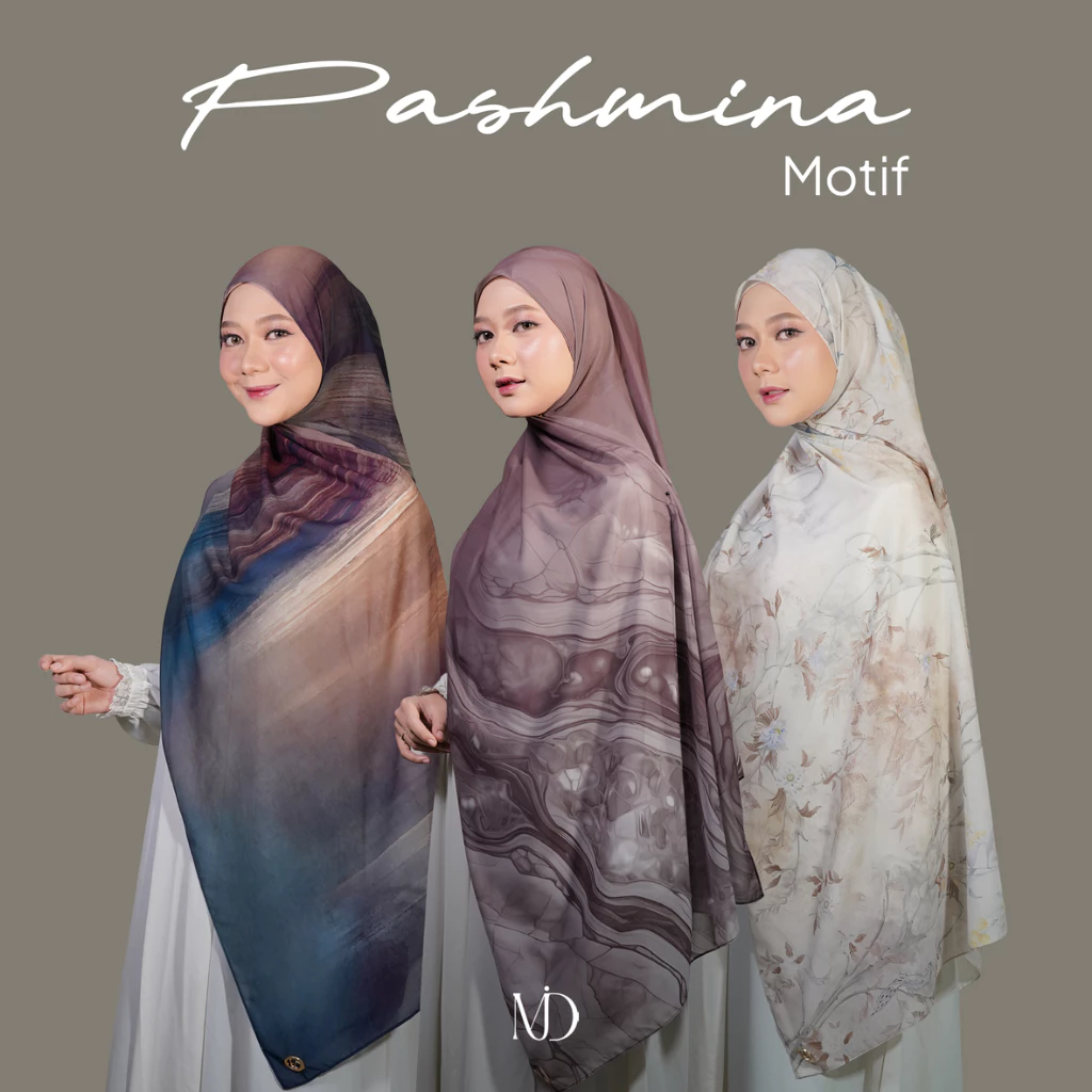 MUDY - Hijab Pashmina ceruty motif (pasmina ceruty babydoll motif)