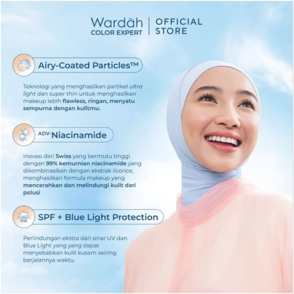 Wardah Powder Foundation Bedak Padat Refill Spf 40+++