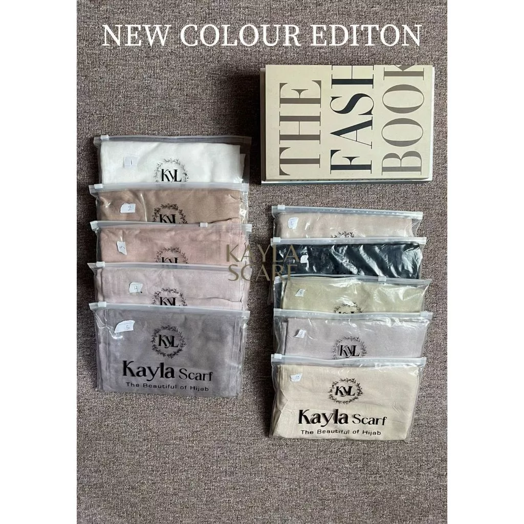 Pashmina Viscose Bamboo Kayla Scarf | Adem Super Nyaman & Jatuh | Pashmina Premium