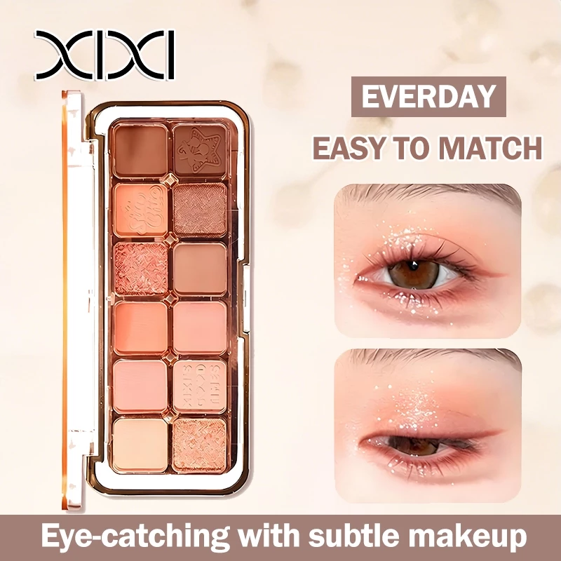 XIXI Palet Makeup All-in-One - Eyeshadow Blush Contour Highlighter Matte & Shimmer