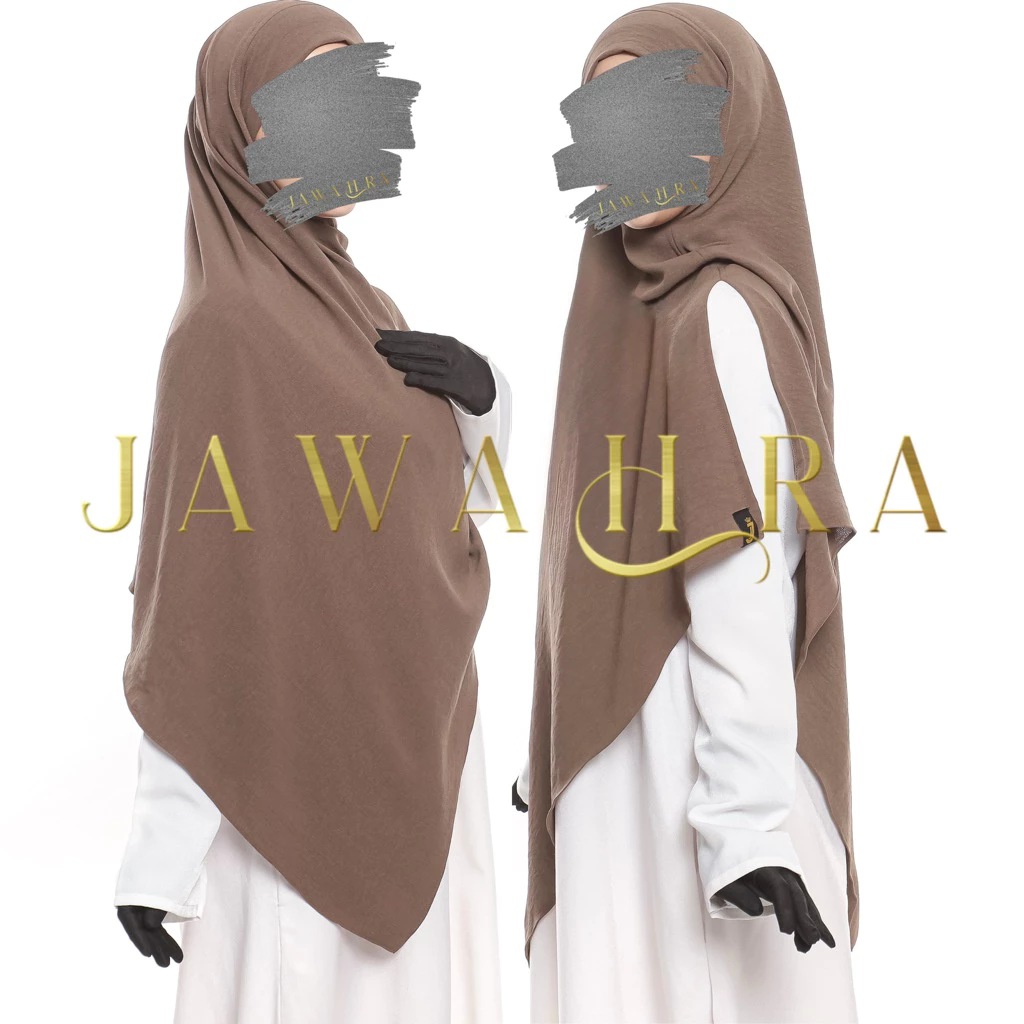 [JAWAHRA] | PASHMINA BANDANA | PASHBAN | TALI BANDANA | CRINKLE AIRFLOW | HIJAB UMROH | HIJAB SYARI | INSTANT | MUSLIM