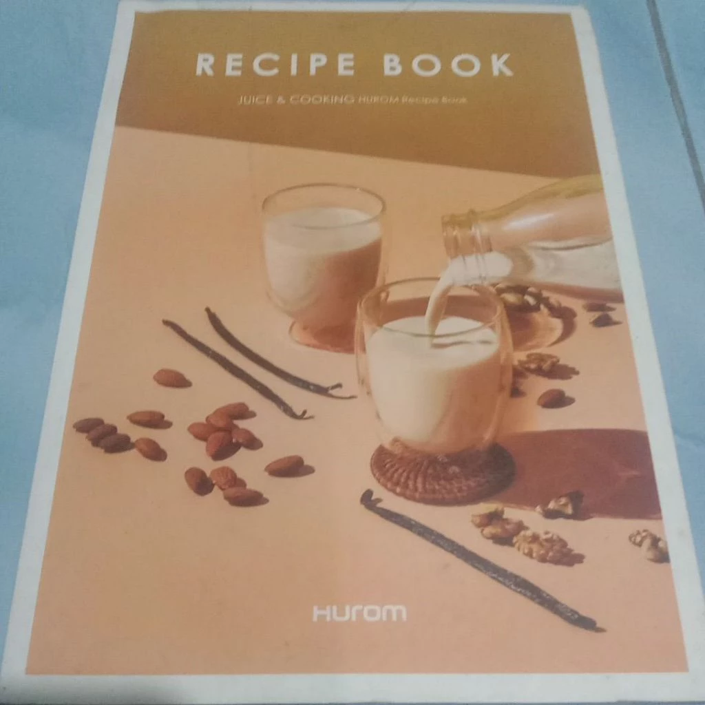 BUKU RECIPE BOOK JUICE & COOKING HUROM RECIPE BOOK, buku second