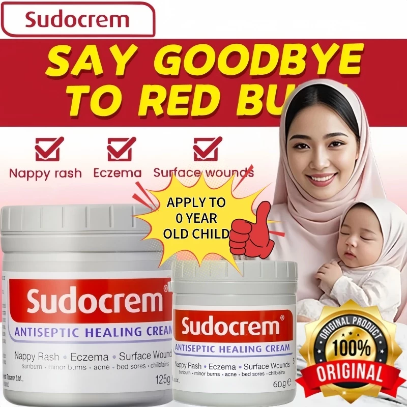 Sudocrem 125gr Sudocrem Baby Care Antiseptic Healing Cream 125gr - Cream Bayi Untuk Ruam Popok / Sudocream Baby Care Cream / Cream Bayi Untuk Wajah Dan Tubuh Untuk Bayi