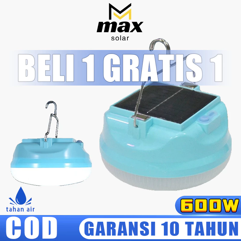Gaya Baru 600W lampu camping tenaga surya Portabel lampu tenaga surya outdoor lampu tenda camping IP67 Tahan Air lampu usb Multi-fungsi lampu emergency led tahan lama