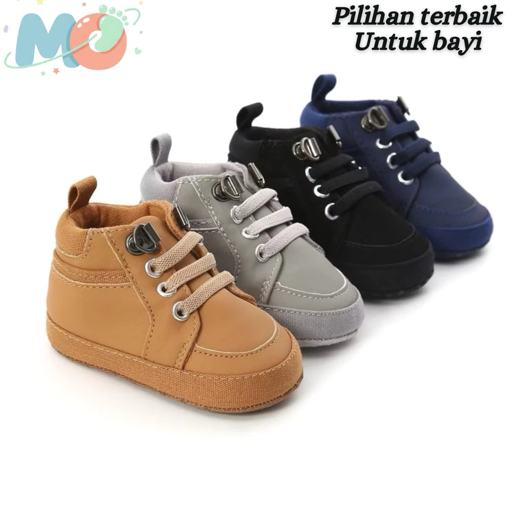 MO Sepatu Anak Bayi Laki Laki Perempuan Prewalker Shoes BABY EL 0-12 bulan Terbaru