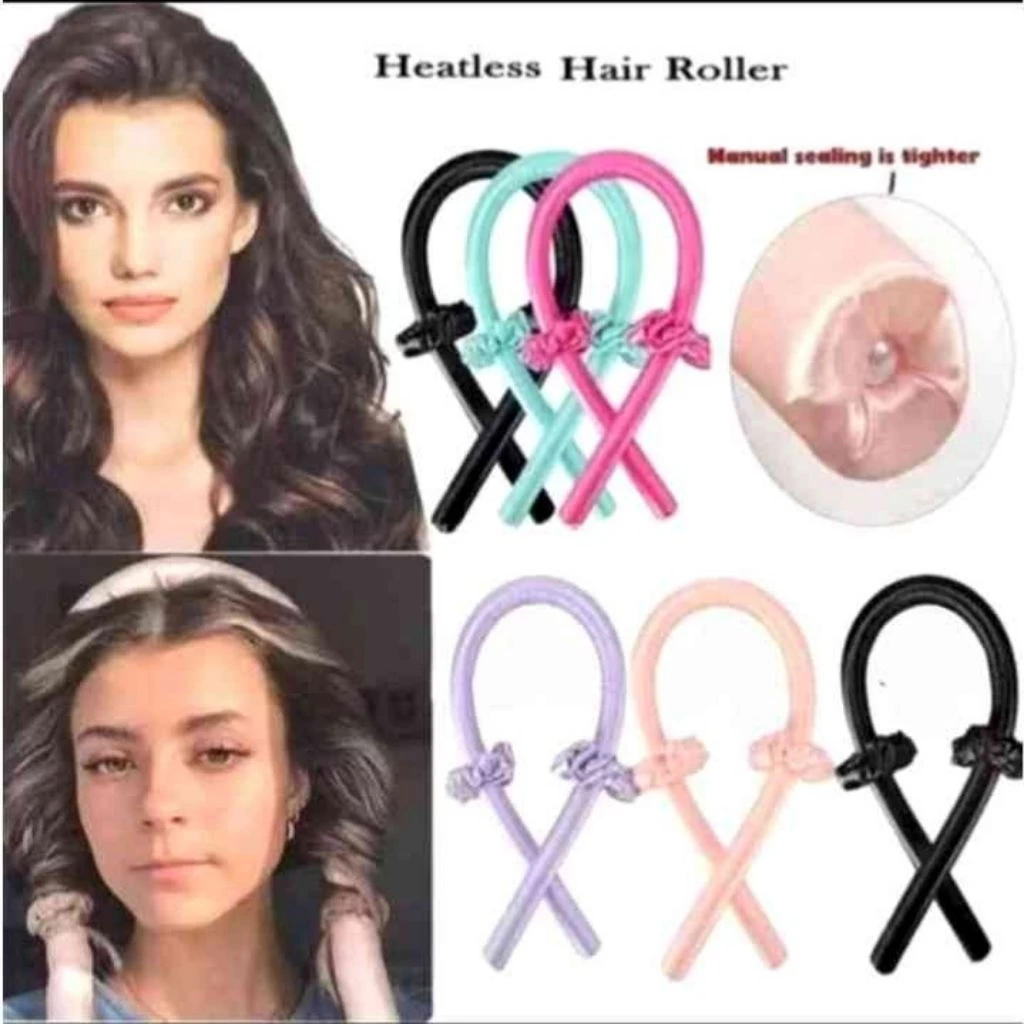 Heatless curls alat untuk menggelombangkan rambut