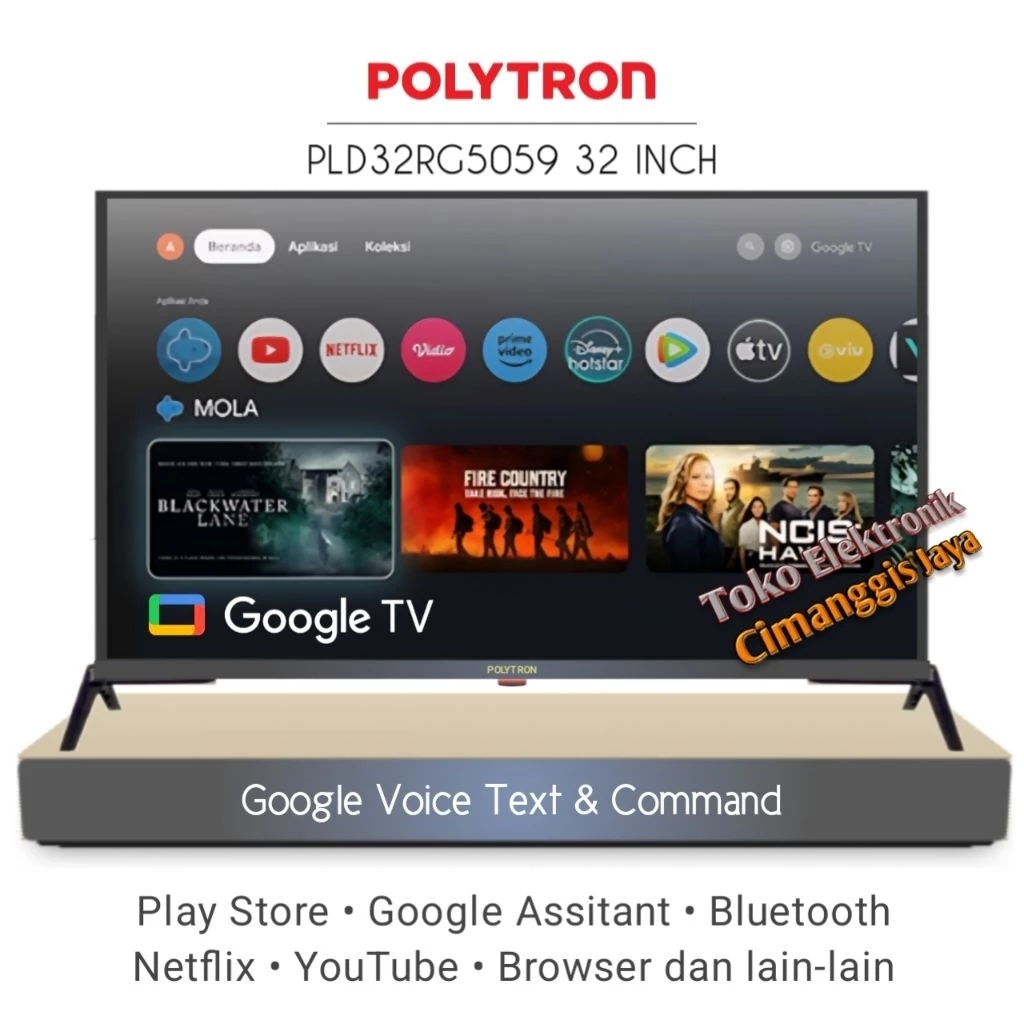 google android smart tv led Polytron 32 inch digital Google tv PLD32RG5059 Smart tv PLD32CV2269 PLD32CV1869