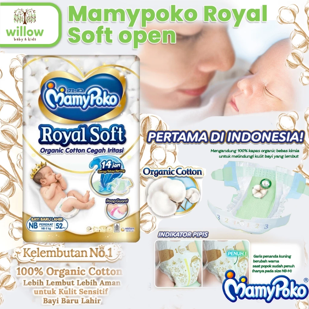 Diaper - Mamypoko Tape Royal Soft