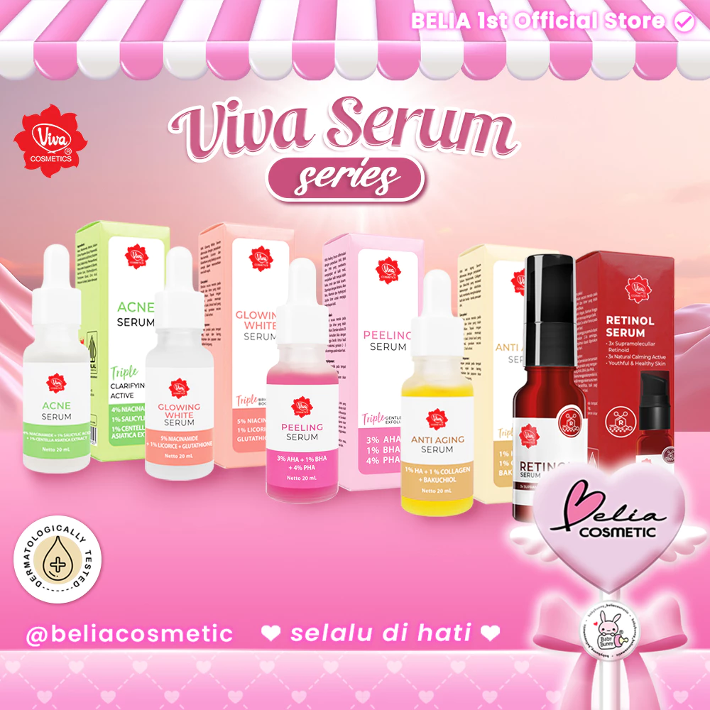 ™ BELIA ™ VIVA Serum Series | Anti Aging Serum | Glowing White Peeling Retinol Serum