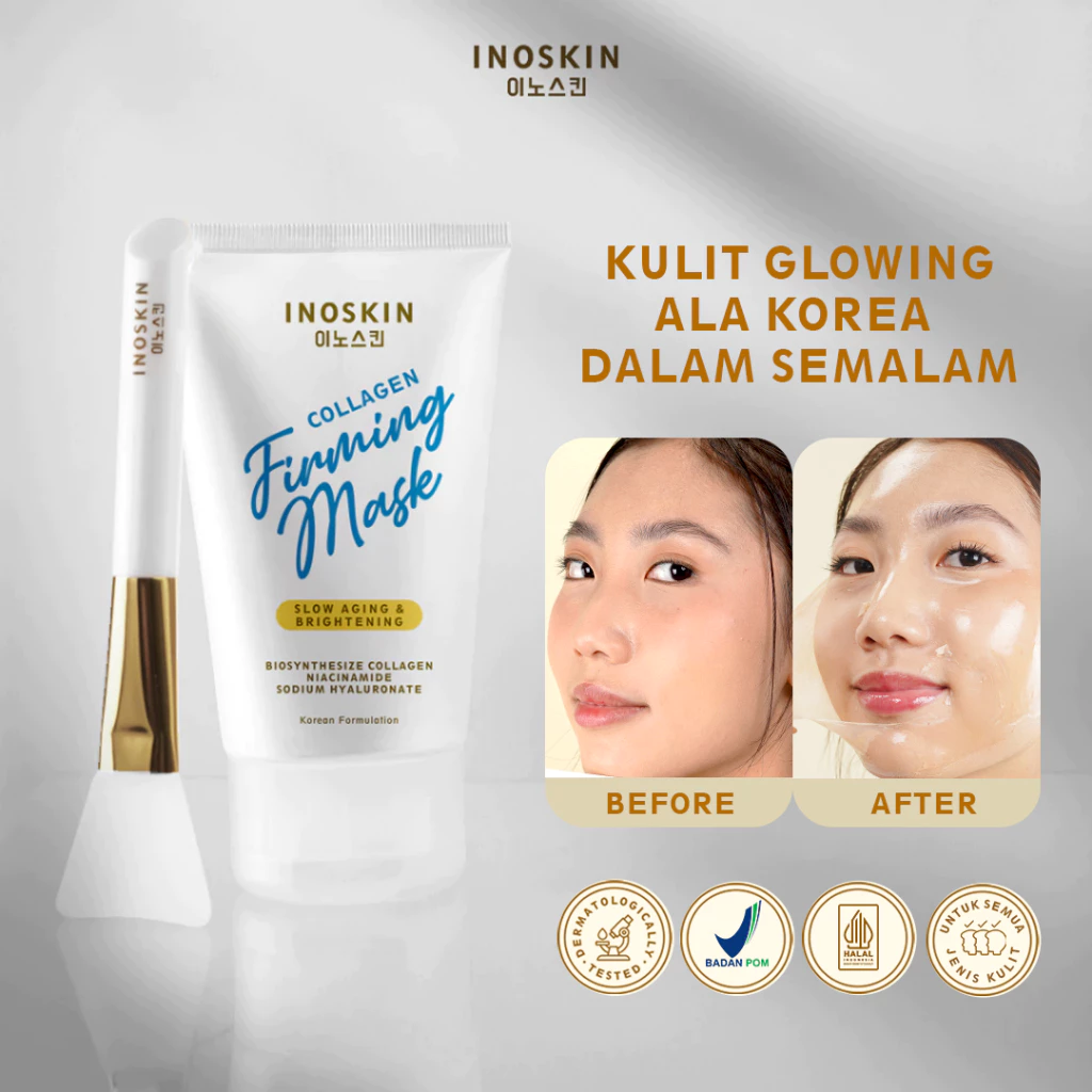 [NEW PRODUCT] INOSKIN Sleeping Collagen Firming Mask - Peel Off Mask Instant Glowing Mencerahkan dan Mengencangkan Kulit Saat Tidur