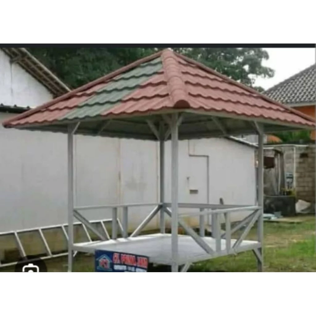 gazebo bahan bajaringan itungan / m persegi