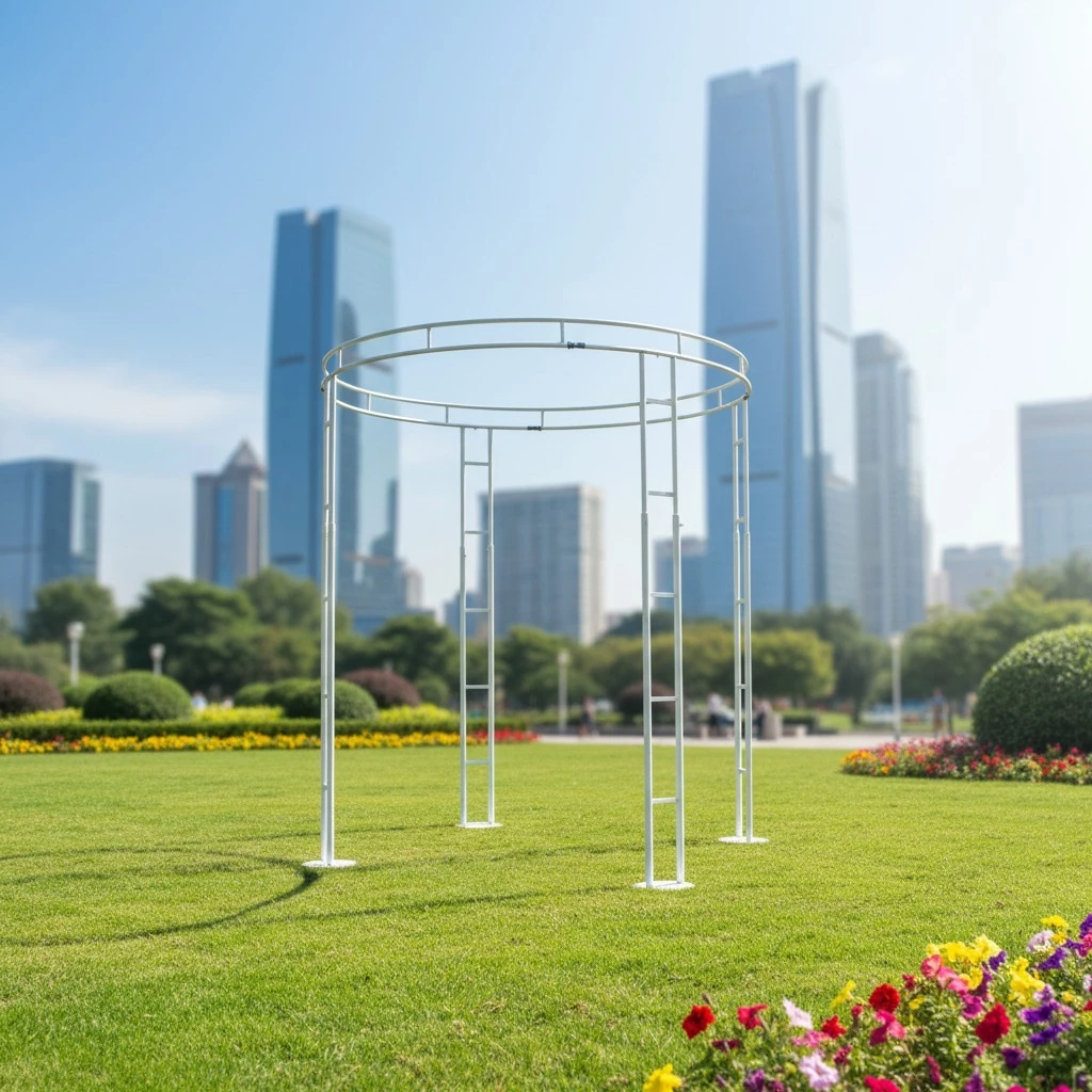 Gapura Gasebo Lingkaran GAZEBO JALAN DEKORASI WEDDING