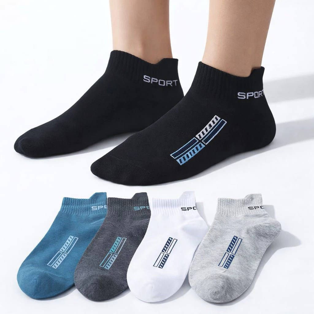 ( sport pendek kuping ) kaos kaki sport pendek / kaos kaki olahraga pendek pria wanita / unisex