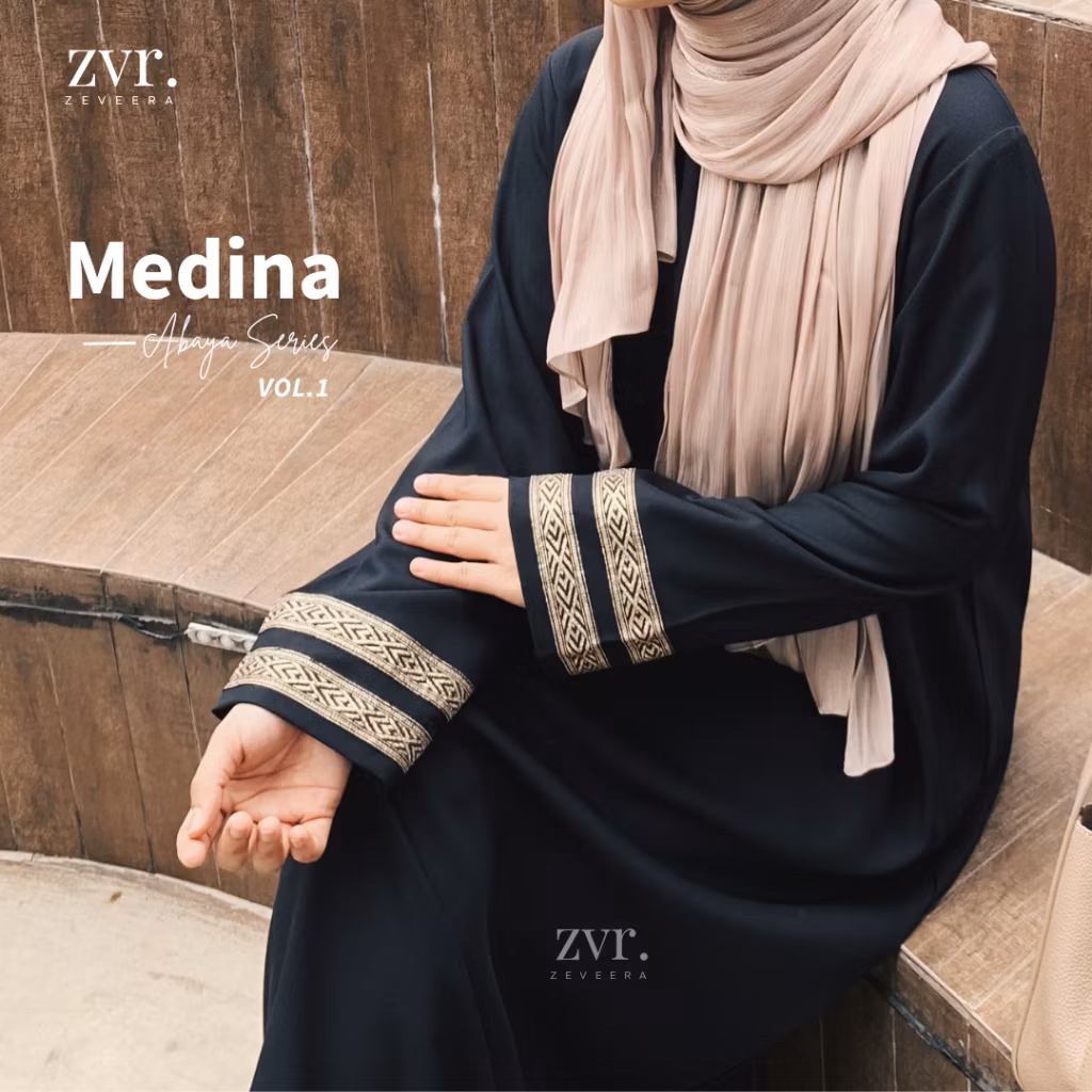 Zeveera Medina Abaya Vol 1 | Dress Gamis Shakila Premium