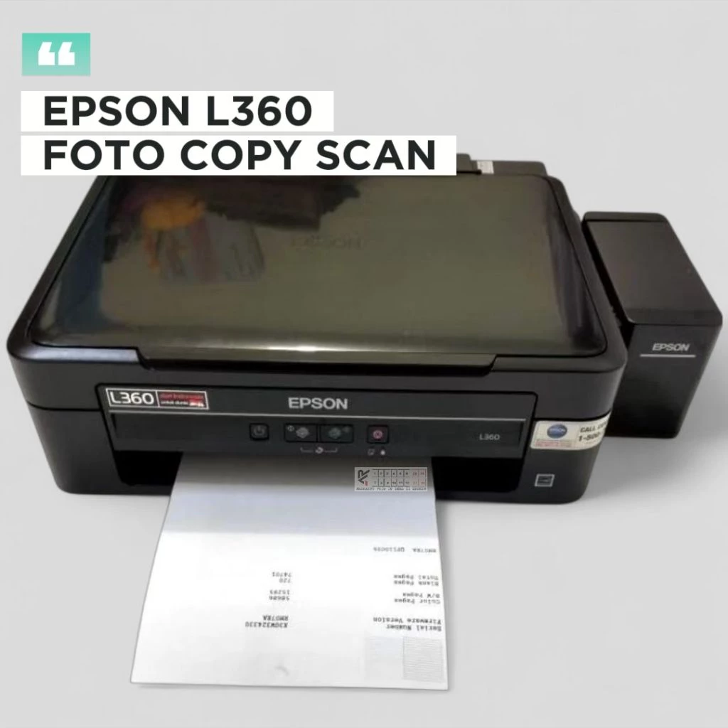 Printer Epson L360 Foto Copy Scan Cetak Cepat