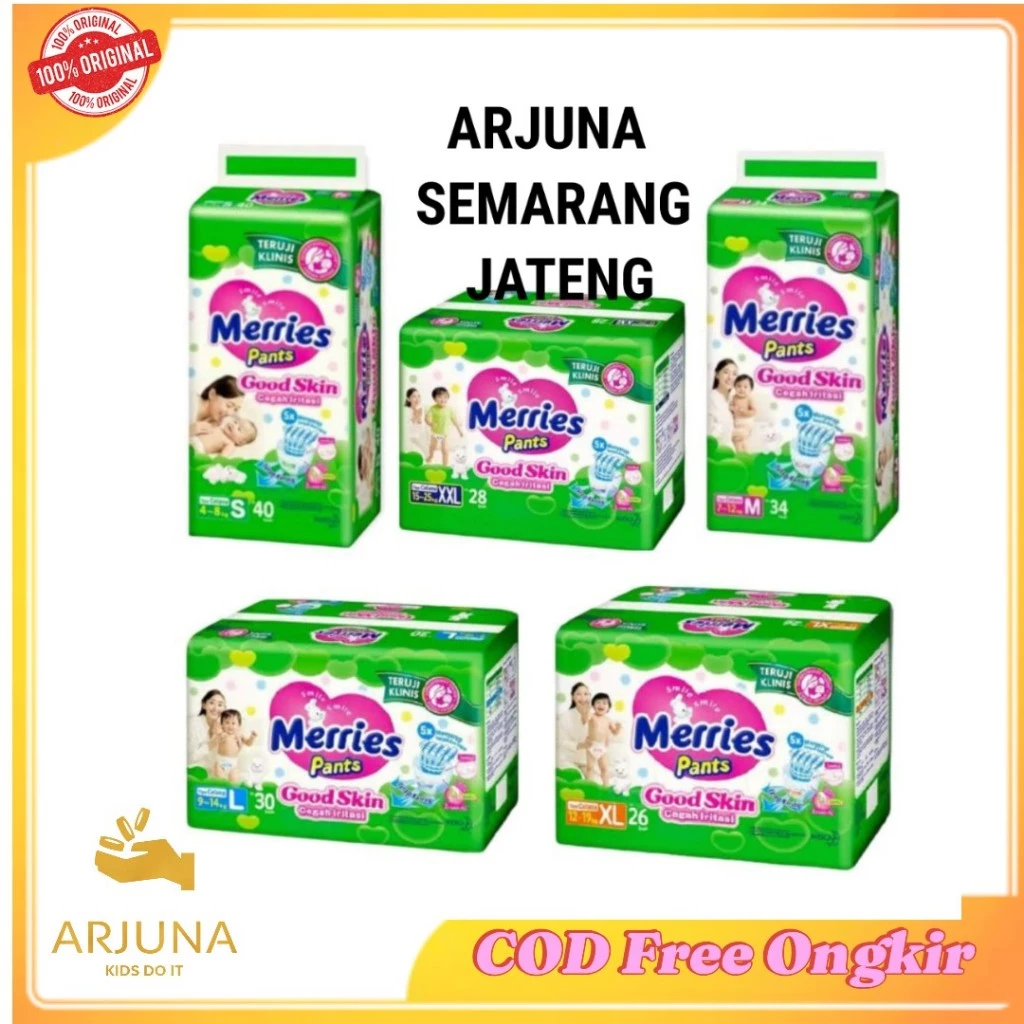ARJUNA MERRIES POPOK PANTS GOOD SKIN S40 M34 L30 XL26 / M50/ L44/ Xl38 GROSIR JATENG