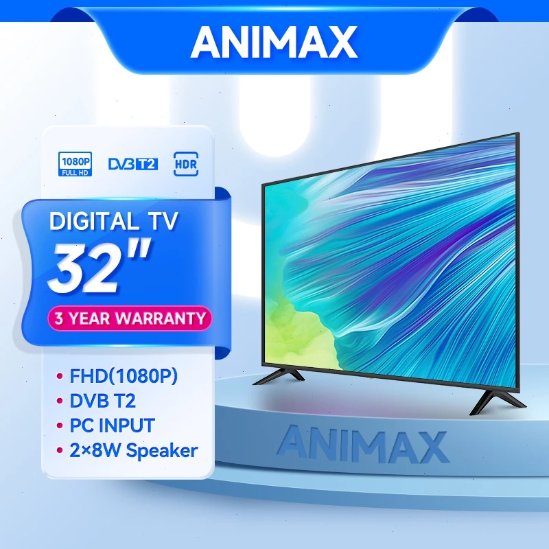 Animax Smart TV 32 Inch Digital TV LED 24/25/27 inch Digital TV Televisi LED Youtube Mirroring Wifi-AV