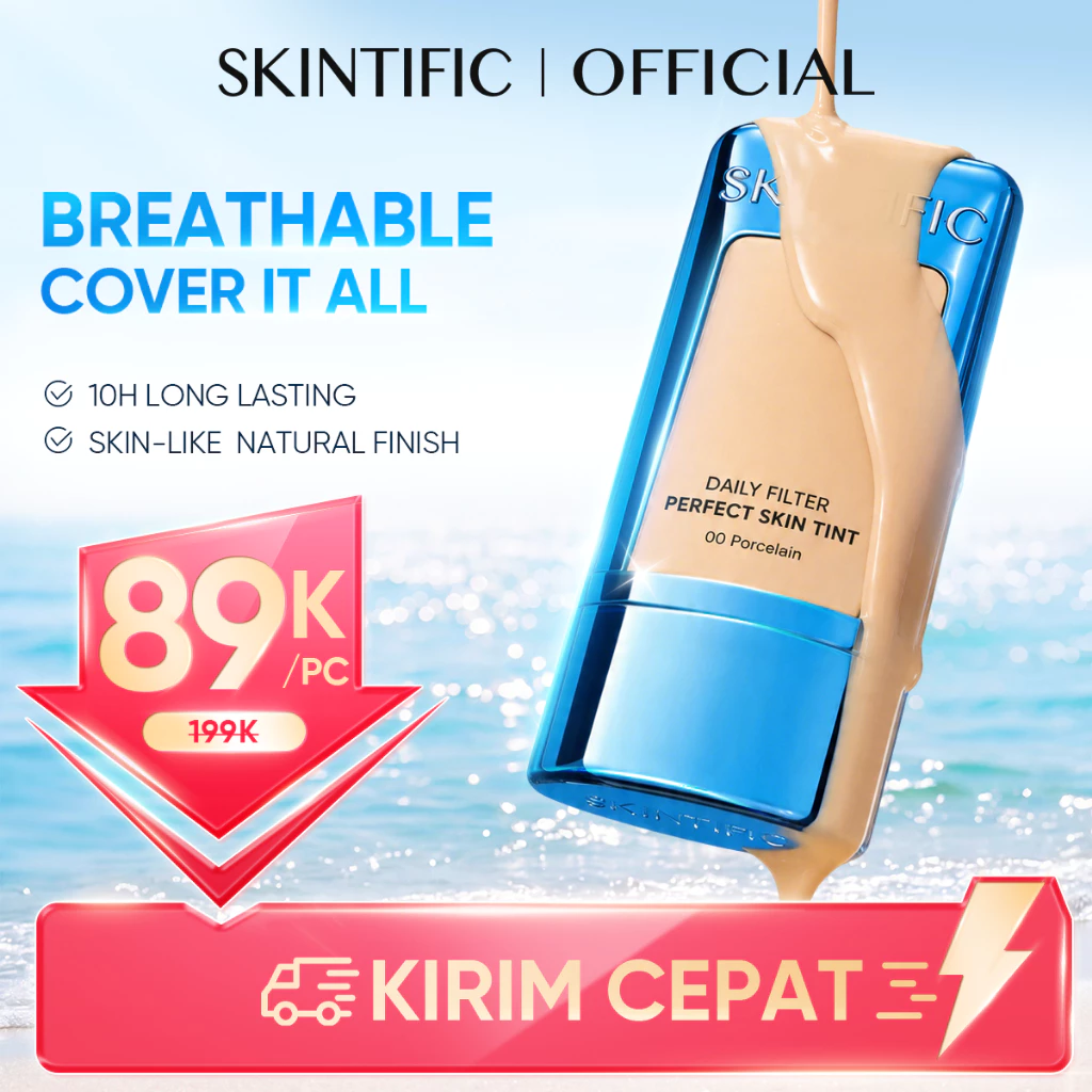 Animate Brightening Cream  Pro Coverage Foundy 10 gr - Foundy Matte Finish - Foundation Menutupi Bekas Jerawat