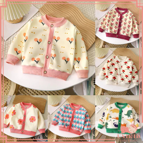 Unikid Sweater Anak 0-6 Tahun Bahan Premium Sweater Bayi Unisex Jaket Anak Laki Laki Perempuan