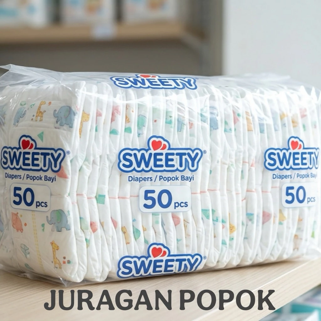 Popok anak isi 50 pcs | pampers repack size Lengkap | pempes anak TERMURAH | Diaper baby NBS - XXL