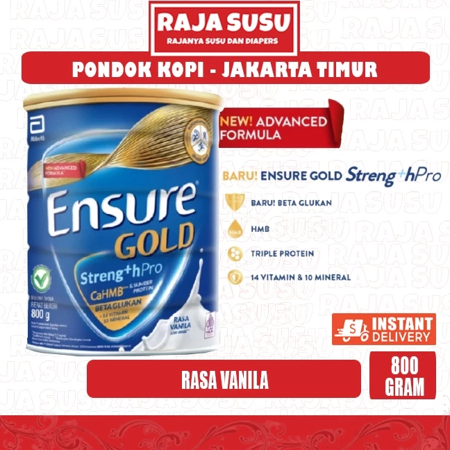 ENSURE GOLD VANILA 800GR