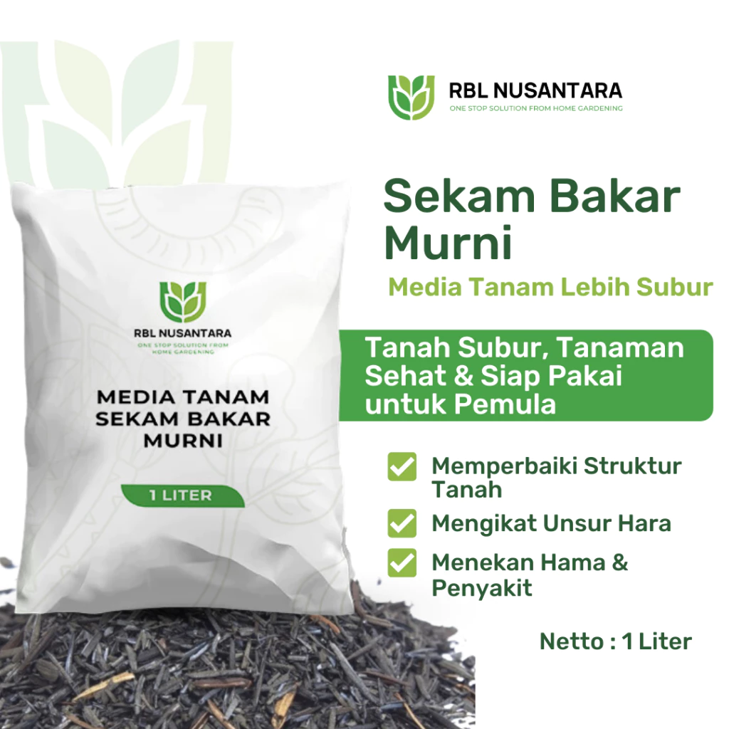 Media Tanam Sekam Bakar Asli 2-3kg Karung 10kg