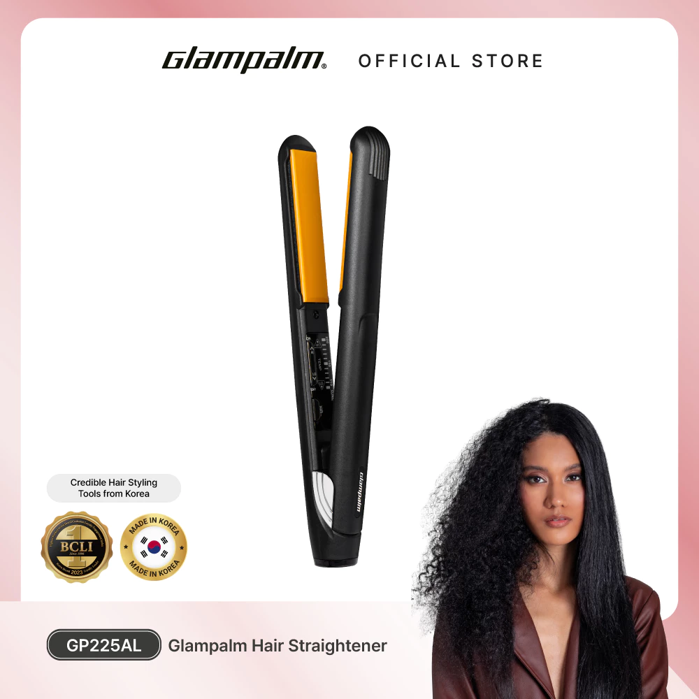 Glampalm Catokan Pelurus Rambut / Vibrate Hair Straightener GP225AL