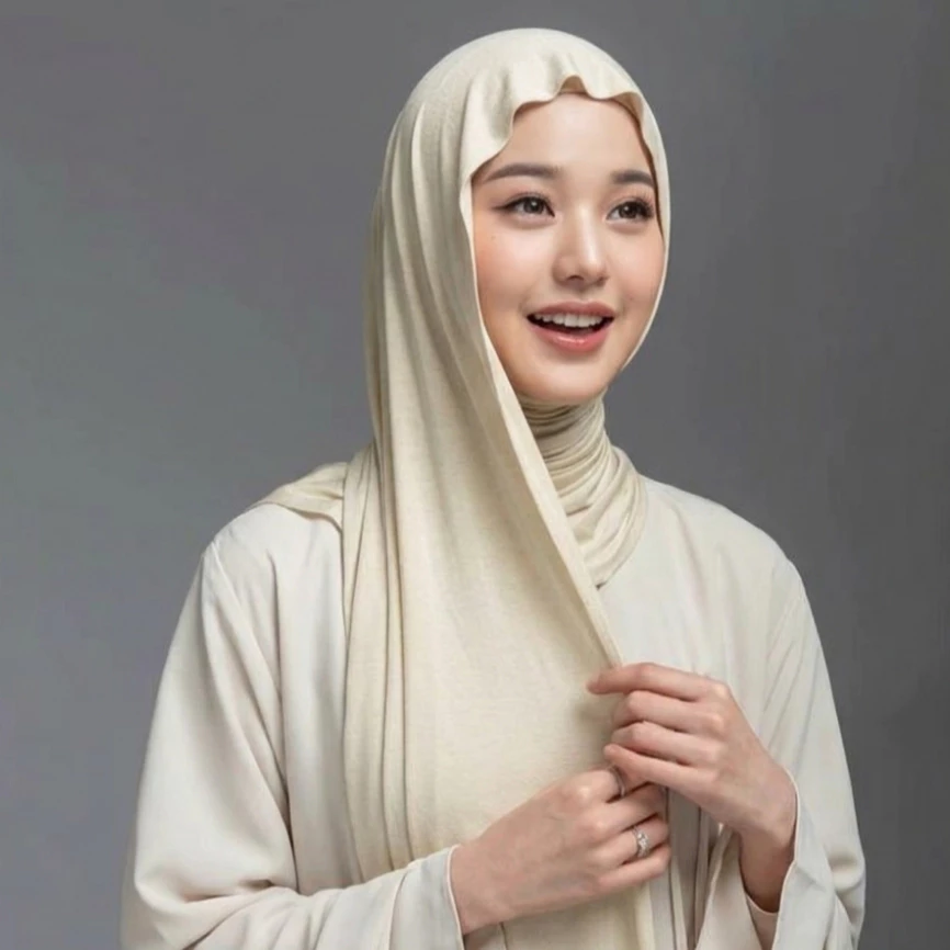 PASHMINA VISCOS TENCEL DUBAI Pashmina Muslim Kerudung Hijab Shawl Bahan Rayon Viscose Tencel Nyaman dan Elegan Ukuran 173 cm x 60 cm Ideal untuk Shawl atau Hijab