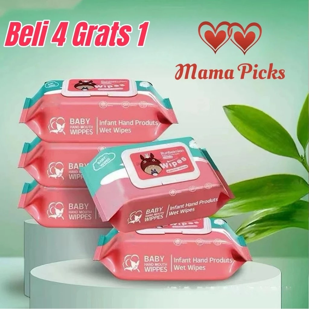 PROMO beli4 grats1 Tisu Basah Bayi & tisu tissue baby wipes basah Mama Picks bayi newborn popok diapers anak baby wetwipes perlengkapan Parfum Pewangi & Alkohol  dr baby