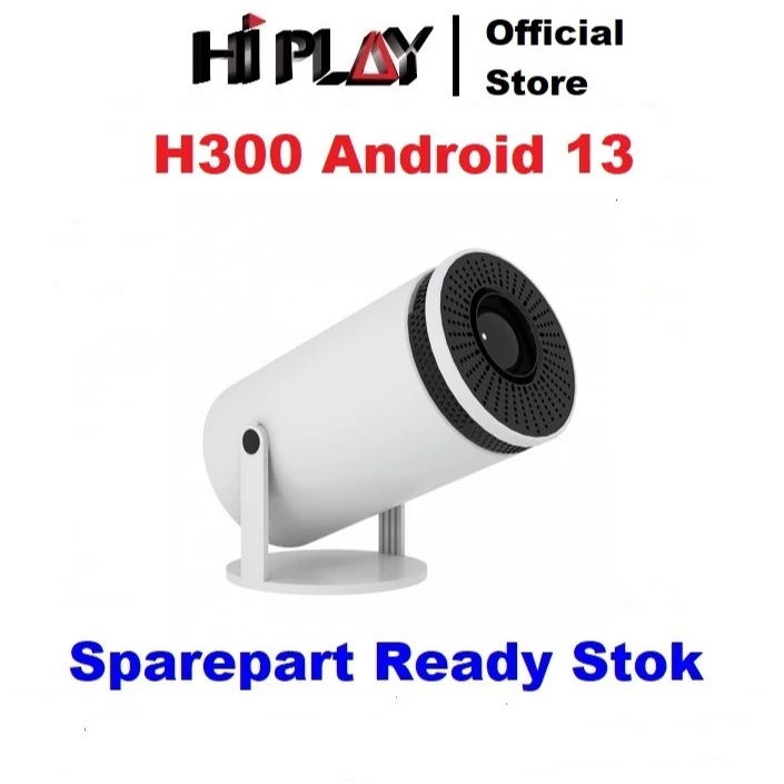 HIPLAY 300 Smart Proyektor | Android 13 | WiFi | Bluetooth | HDMI