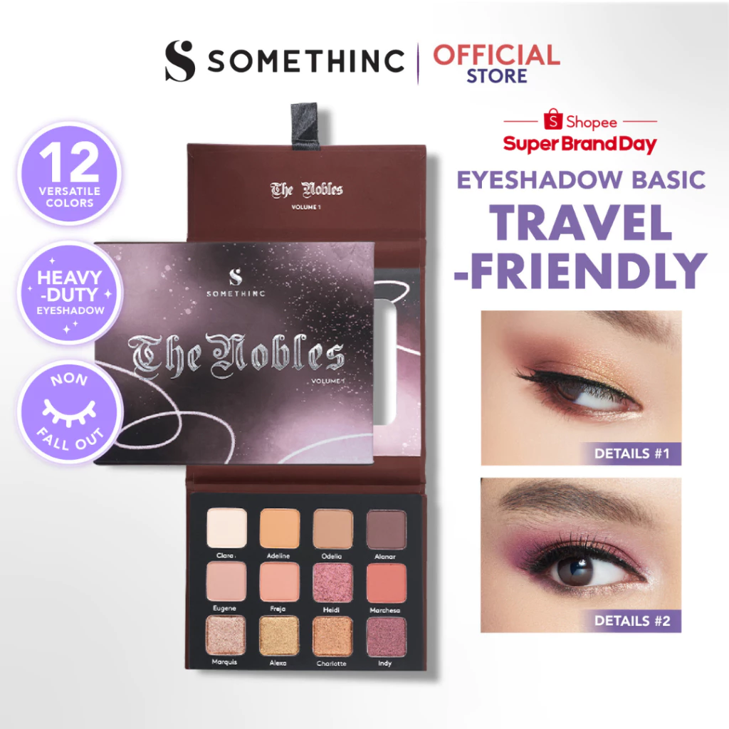 SOMETHINC MAKEUP THE NOBLES Eyeshadow Palette - Eyeshadow Daily Look