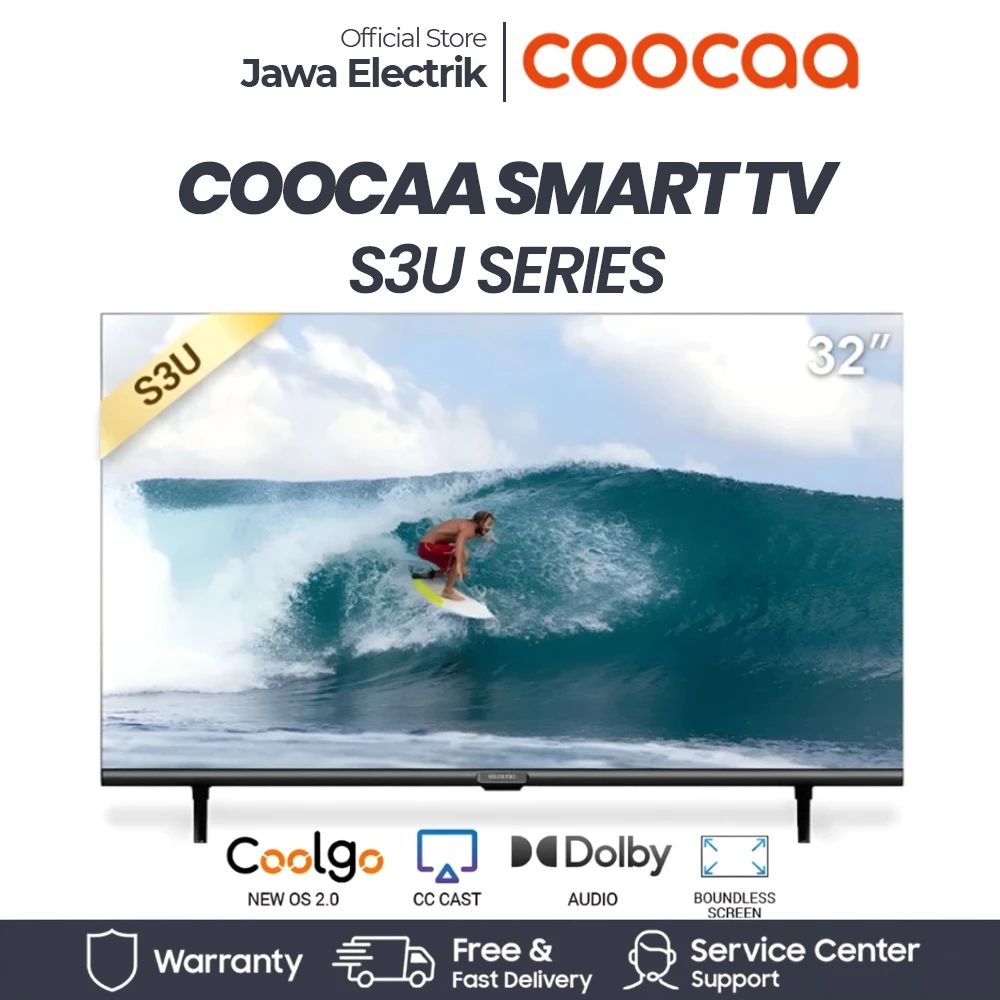 Coocaa 32s3u / 40s3u / 43s3u Digital Smart Tv Led 32 - 43 Inch