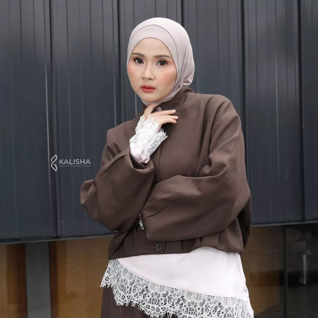 Kalisha x Mima - Vanya Instan Bergo Bahan Rayon Viscose Ukuran S