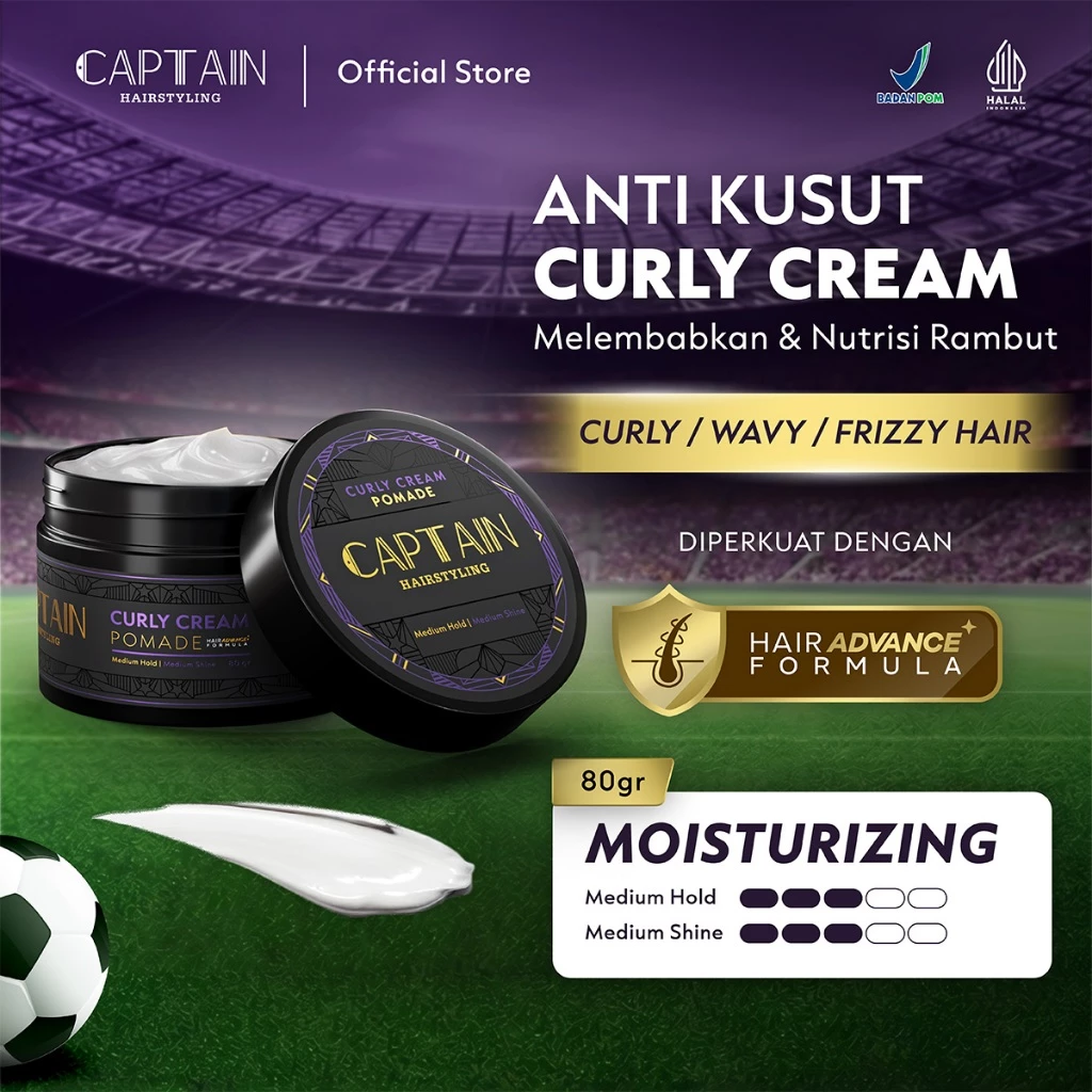 [PROMO] Captain Hairstyling Curly Cream Pomade