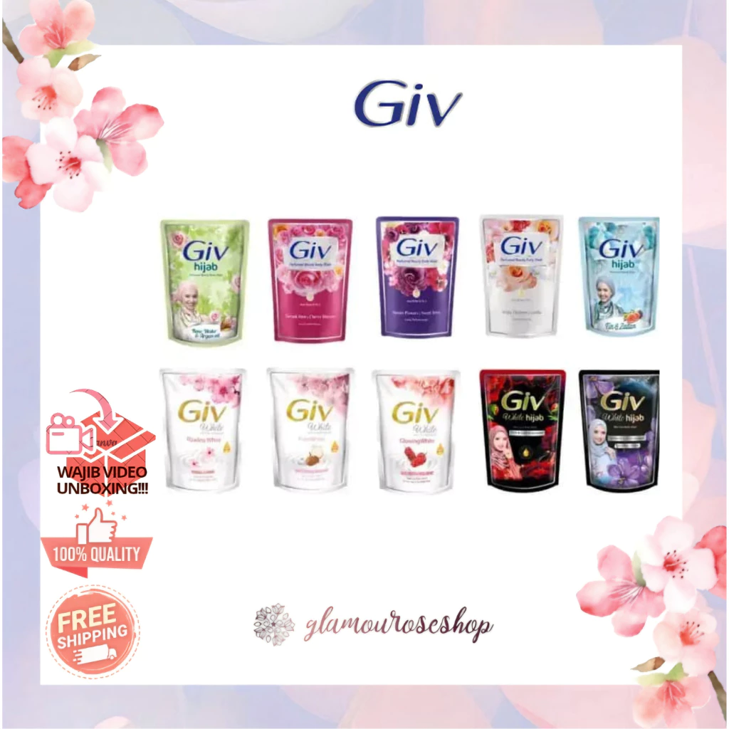 GIV Body Wash 60mL - Sabun Mandi Cair