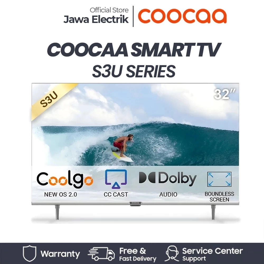 Coocaa Led Smart Tv 32s3u/40S3U/43S3U Inch S3U SMART TV Digital Youtube