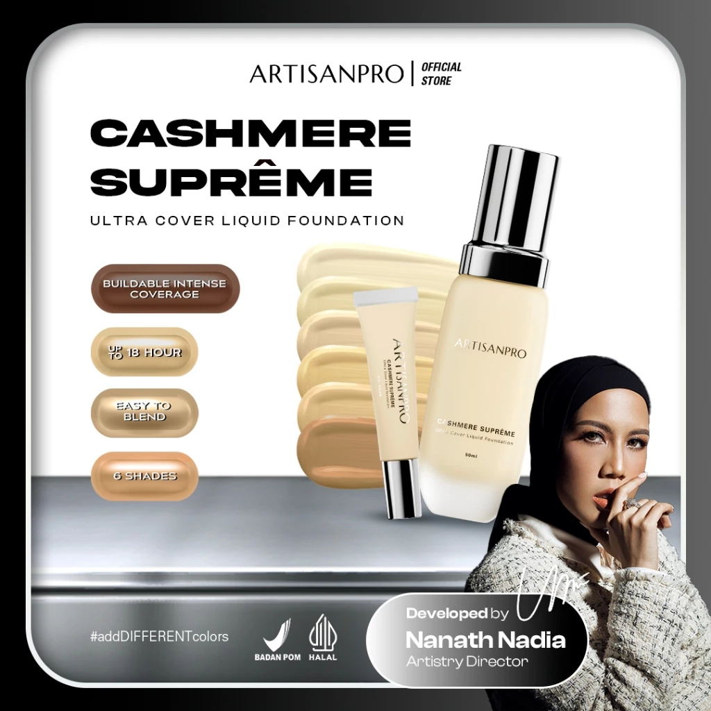 ARTISANPRO CASHMERE SUPREME Ultra Cover Liquid Foundation