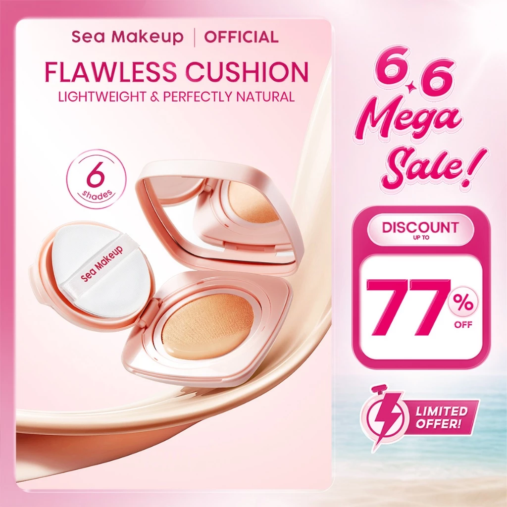 Glad2Glow Perfect Cover Cushion Oil-Control matte  Foundation Waterproof Sweatproof Finish Poreless Cushion Refill BB CC Cream Makeup refill g2glow official store