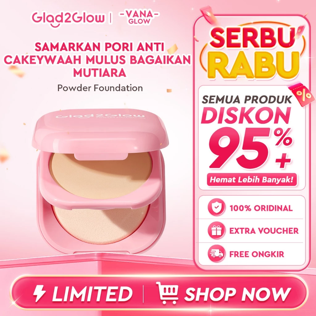 Wardah Colorfit Perfect Glow Cushion SPF 40 PA++ - Bedak Tahan 12 Jam | Merah Jingga Official