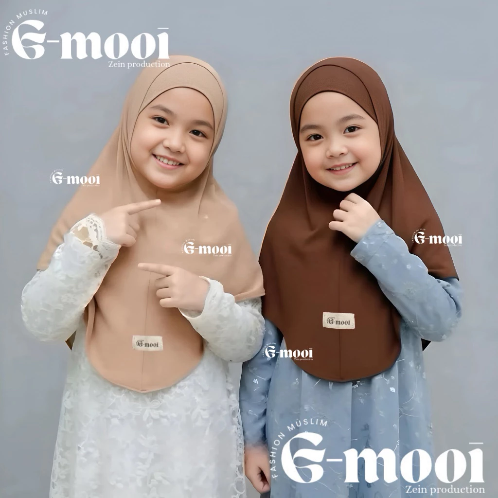 G-MOOI jilbab anak bayi 0 6 bulan 1-10 tahun HIJAB BERGO ZEEVA ANAK kerudung anak tk paud hijab bergo anak instan