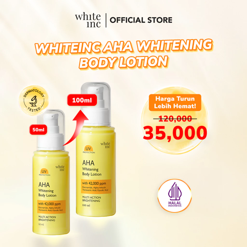 [COD]Z9 Body Serum white AHA 50 ml ll whitening & moisturizing skin ll serum pemutih badan//