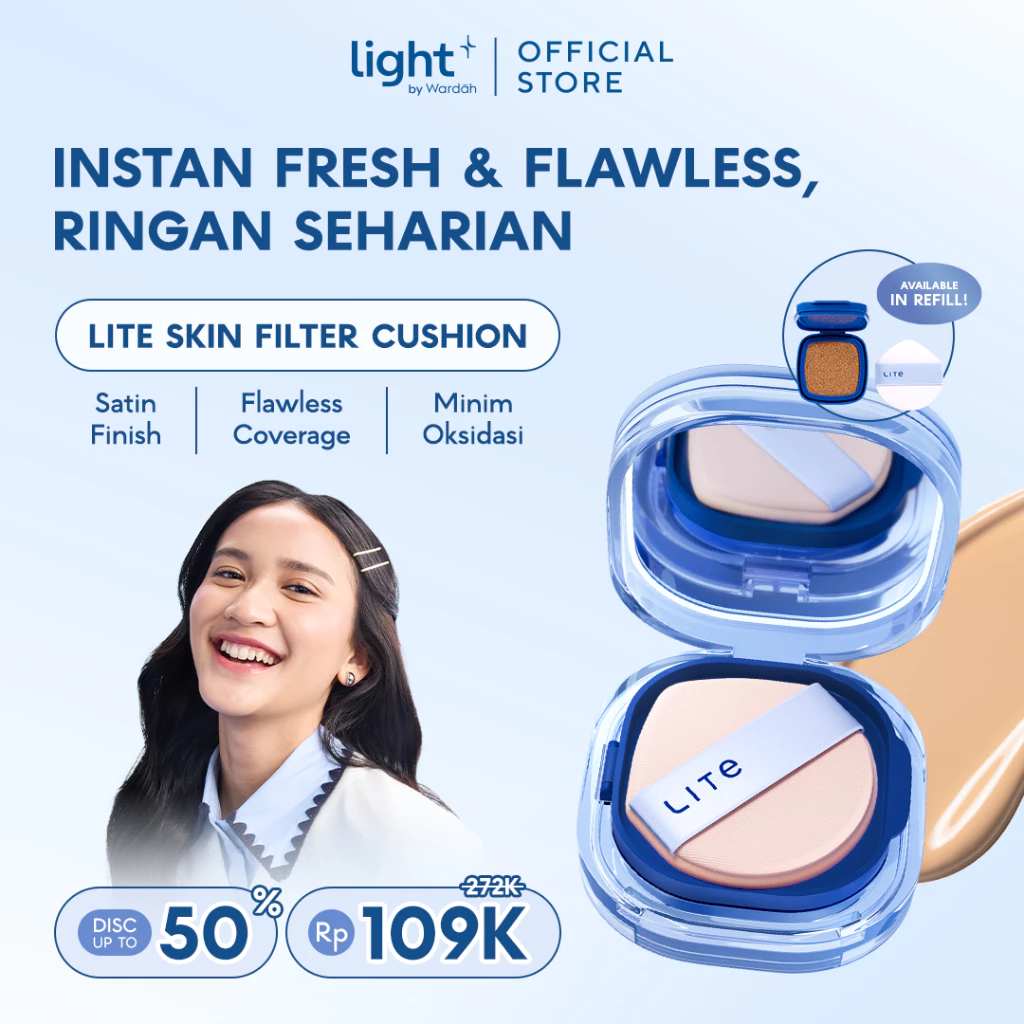 Nuface Flawless+ Serum Cushion with SPF 30 PA+++ (Medium to High Coverage)/Cushion Murah/Cushion 2in1/BB Cushion/Cushion Waterproof/Cushion Matte/Cushion Korea/Cushion Dewy Finish/Cushion Remaja/Chusion/Cusion/Chushion/Coushion/Cousion/Qushion/Coshion