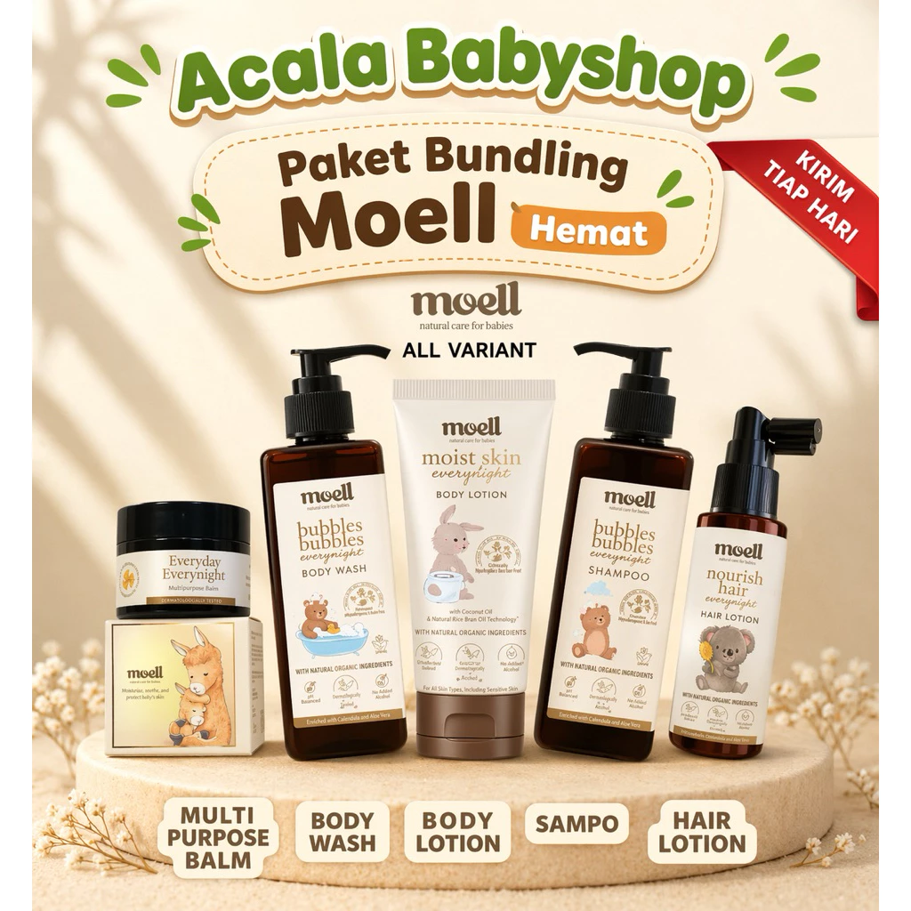 Paket Hemat Bundling Moell Skincare Anak
