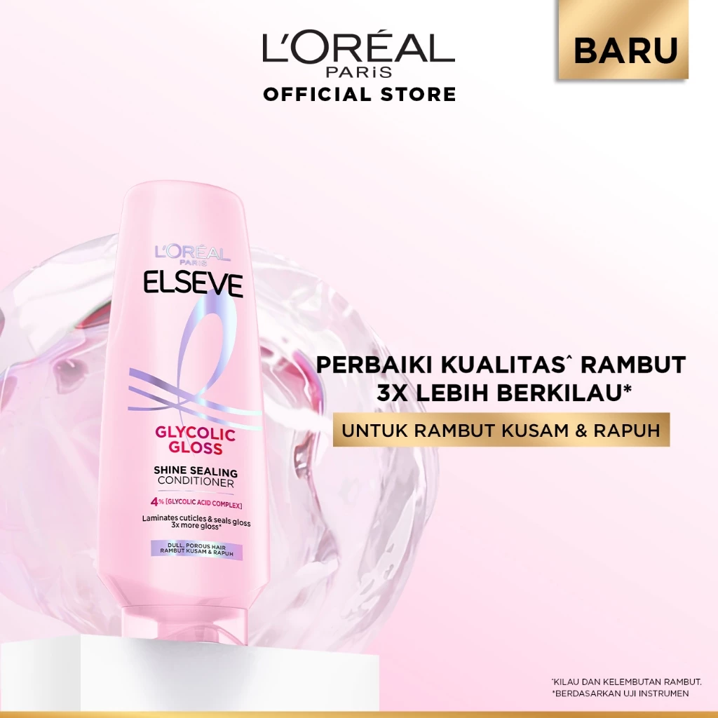 L'Oreal Paris Elseve Glycolic Gloss Conditioner 265mL